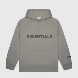 Essential Fear Of God Oversized Hoodie Grey