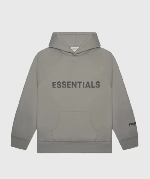 Essential Fear Of God Oversized Hoodie Grey