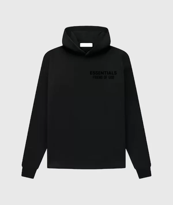 Essential Friend Of God Hoodie Black