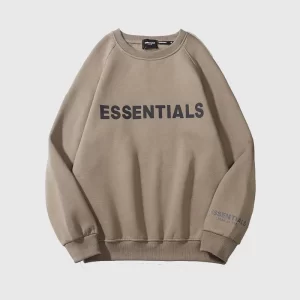 Essentials Fear Of God Long Sleeve Sweatshirt Brown