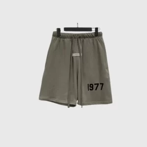 Essentials Fear of God 1977 Logo Shorts Dark Grey