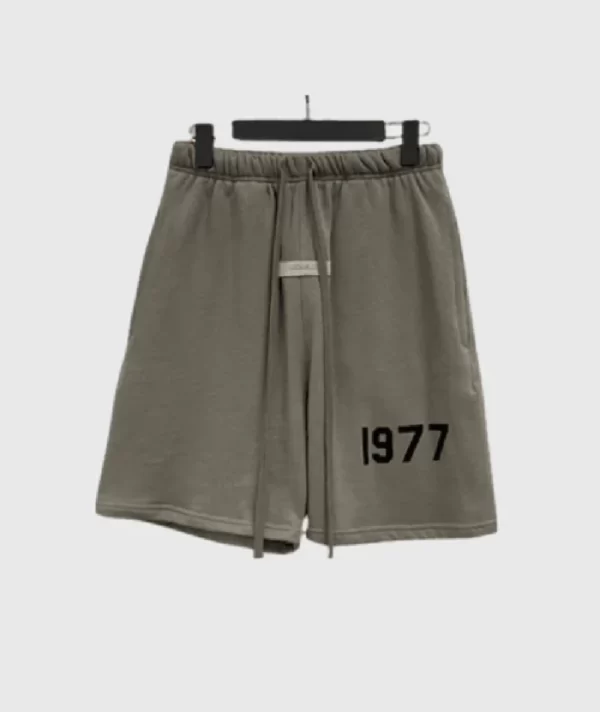 Essentials Fear of God 1977 Logo Shorts Dark Grey