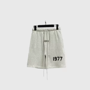 Essentials Fear of God 1977 Logo Shorts Grey