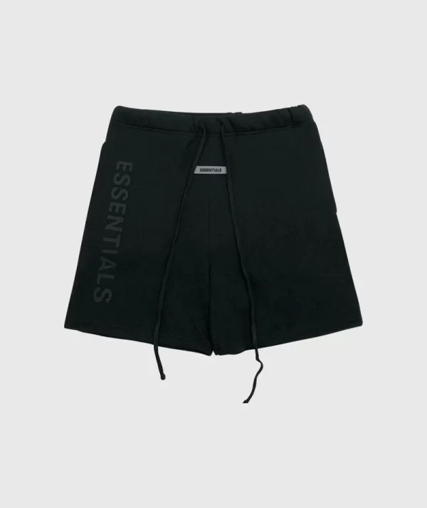 Essentials Fear of God Logo Shorts Black