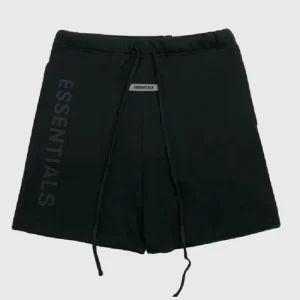 Essentials Fear of God Logo Shorts Black