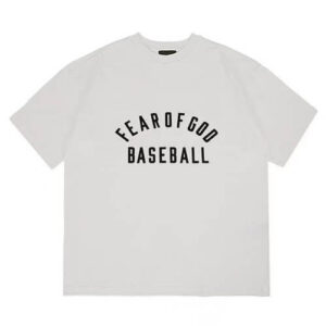 Fear of God Letter Print White T-Shirt